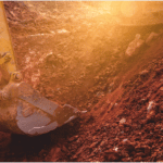 kepce tarafından sahada bir hafriyat calismasi